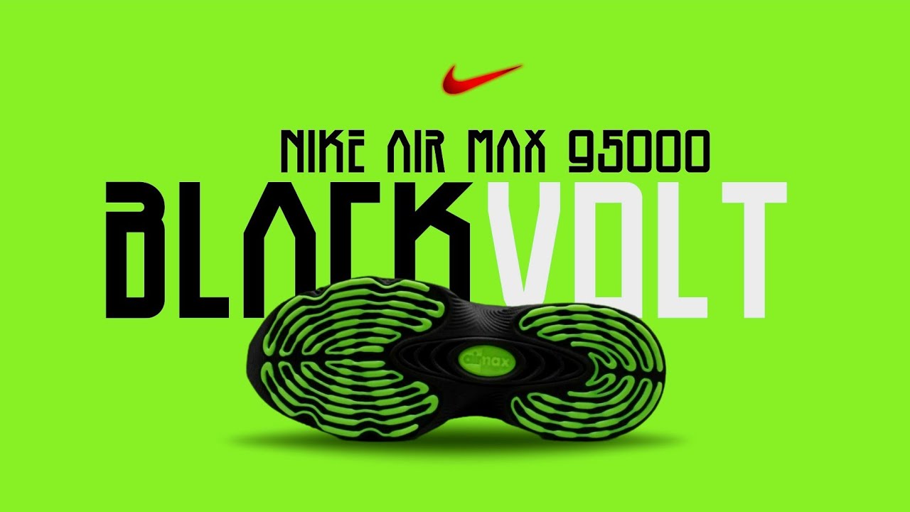 Pierwsze spojrzenie! Nike Air Max 95000 BLACK VOLT 2025 &ndash; niesamowity design i wygoda!