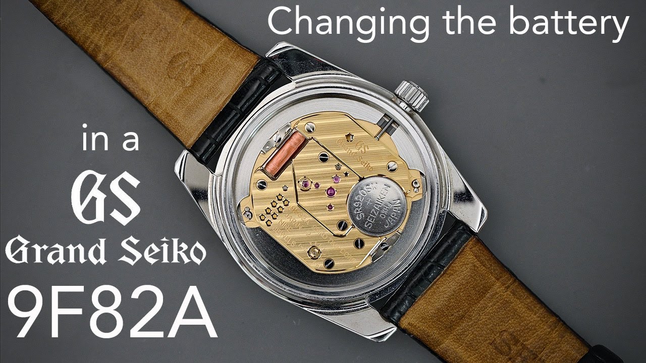 Changing the battery in a Grand Seiko SBGV009