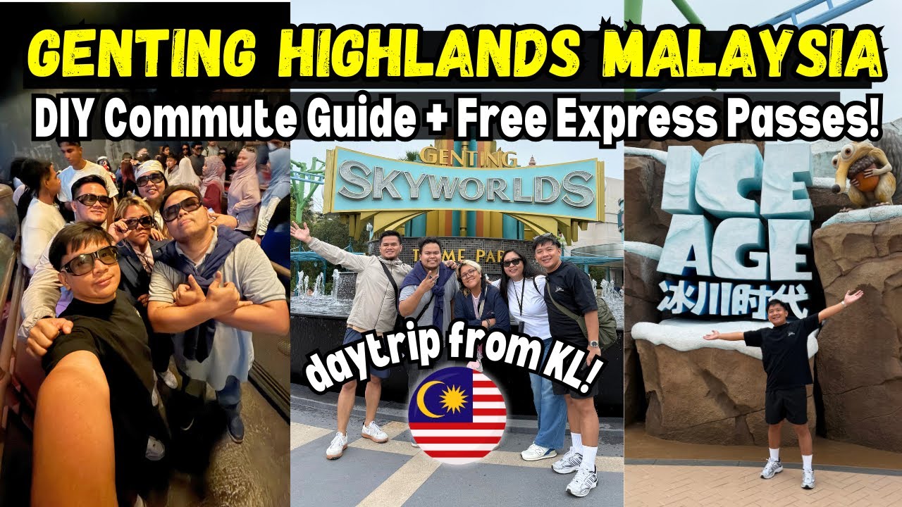 MURANG DIY Commute to GENTING HIGHLANDS MALAYSIA from Kuala Lumpur! 🇲🇾