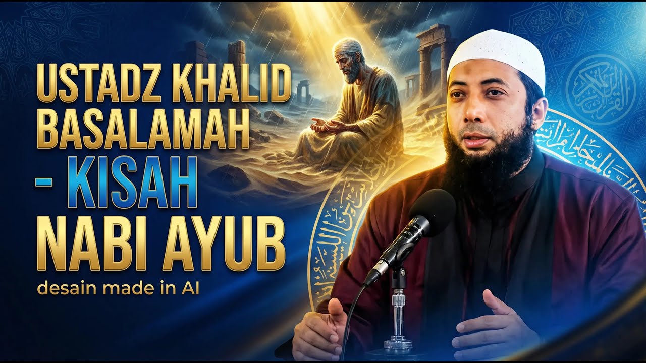 Kisah Nabi Ayub : Ujian Berat, Kesabaran Luar Biasa & Kesembuhan - Ustadz Khalid Basalamah #manhaj