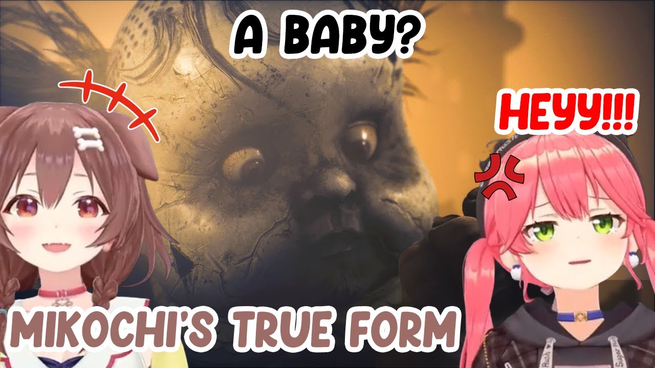 Miko Korone Meet Baby Monster in Little Nightmare 3 and All Boss Reactions