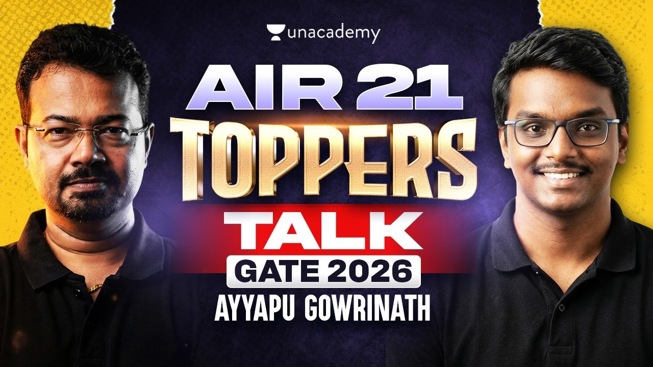 GATE 2026 AIR 21 (ME) 🔥 Complete Strategy | Ayyapu Gowrinath x S K Mondal (Ex.IES)