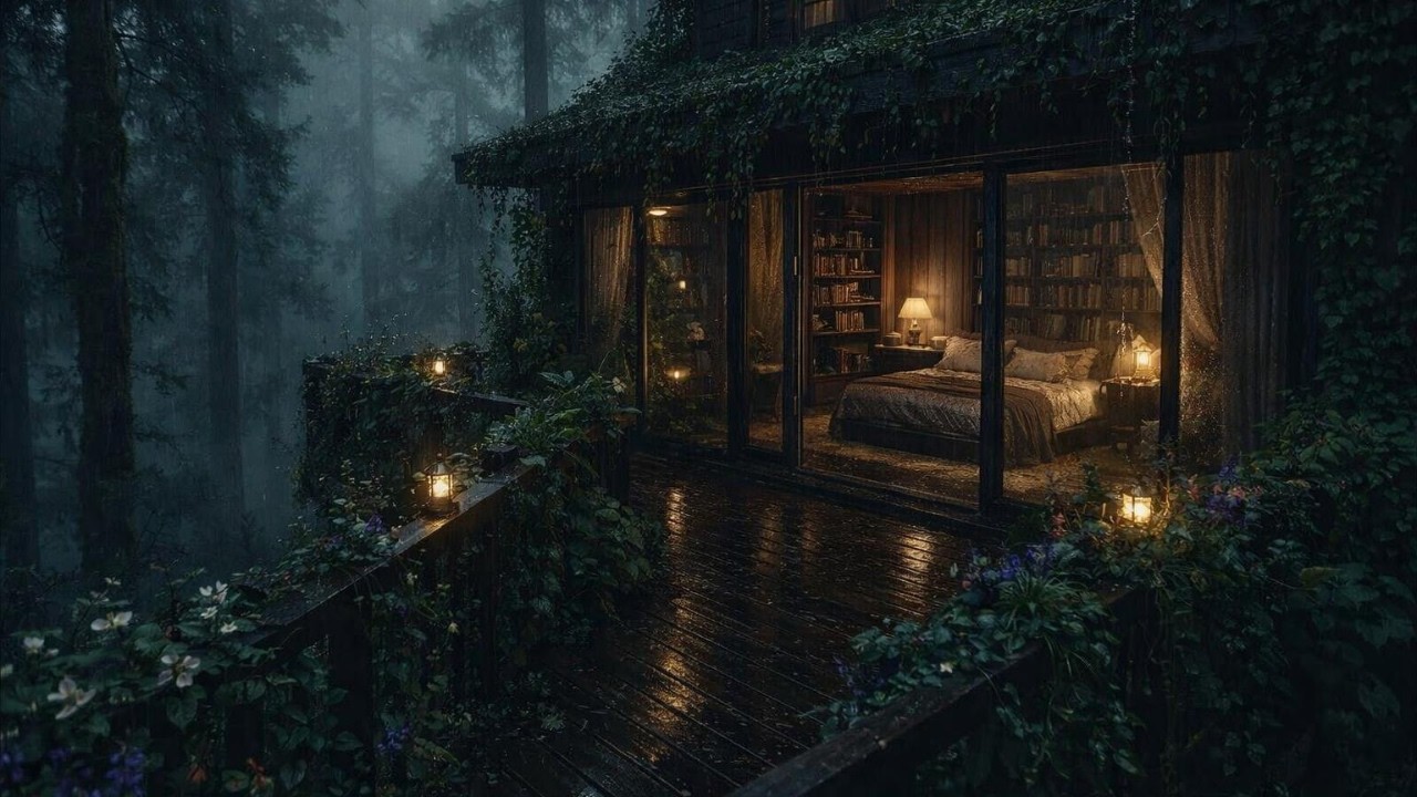 Звуки дождя для сна 💤 Звуки сильного дождя для глубокого сна - мгновенное избавление от бессонницы
