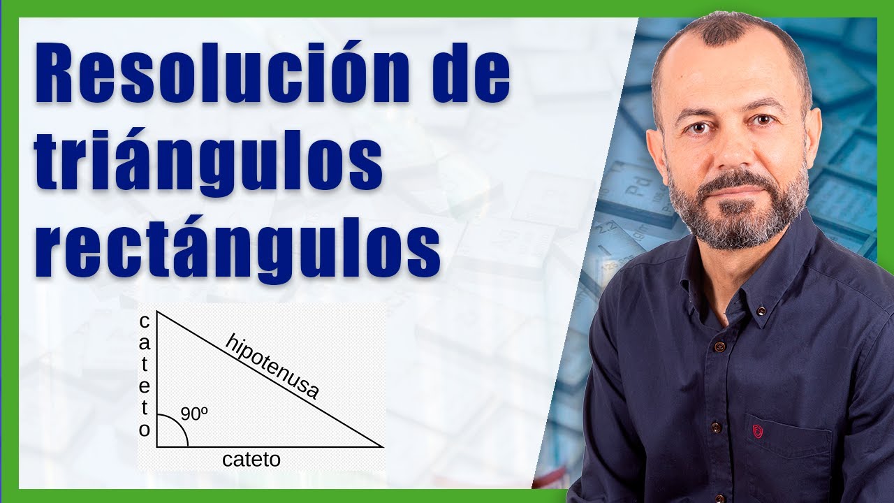 Resolución de triángulos rectángulos. Ejemplos resueltos