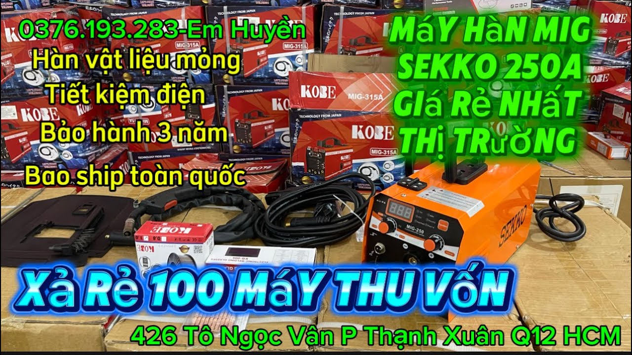 🔴Xả Kho-Siêu Sale 10/10-Máy hàn mig và que đa năng ai cũng có thể hàn được cực dễ hàn đồ mỏng inox