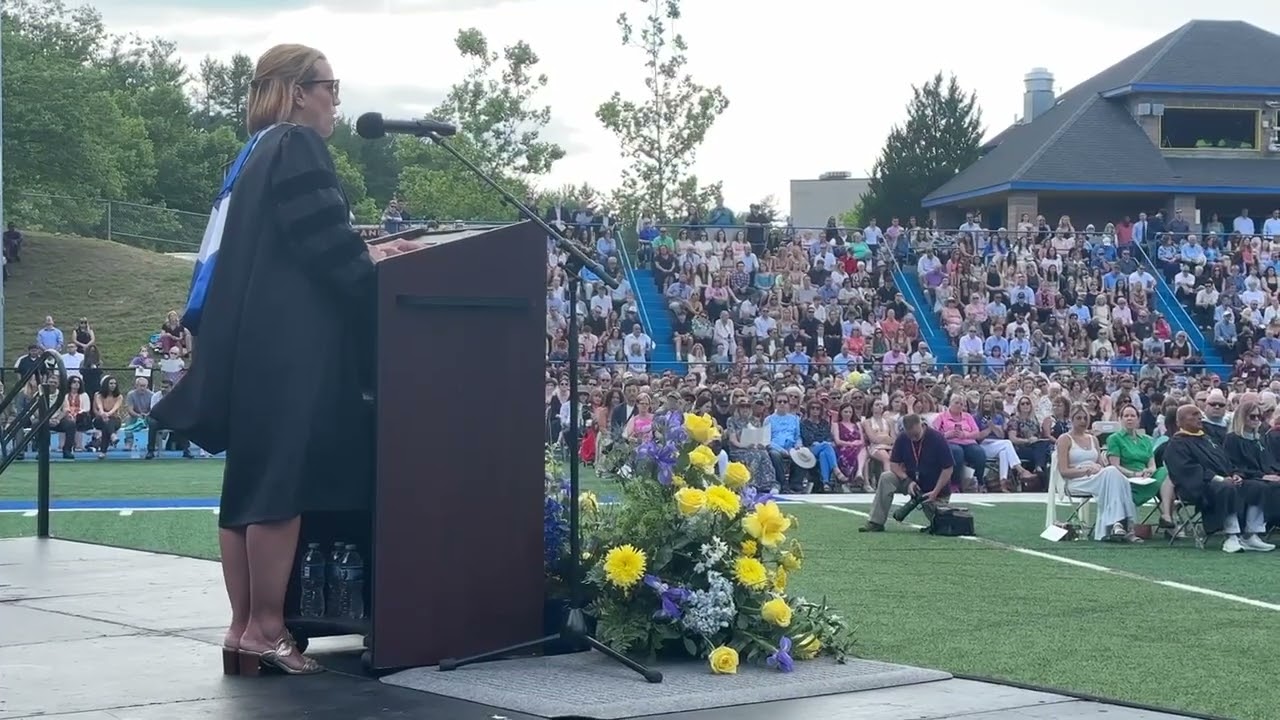 Names of those killed in Sandy Hook shooting read at Newtown High School graduation