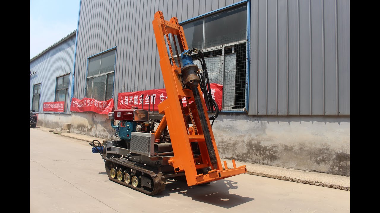Small crawler pneumatic DTH drilling machine