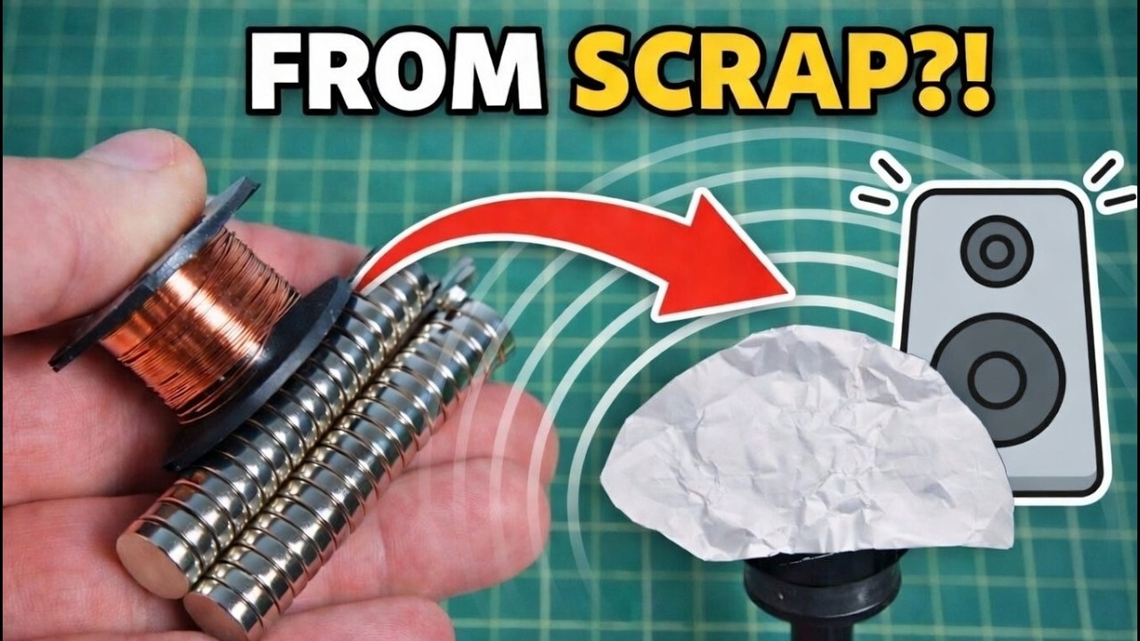 Making a Speaker Out of Trash (It Actually Worked!)