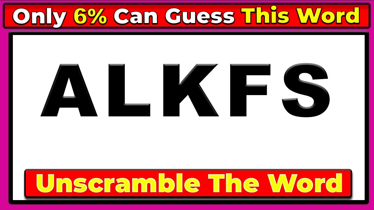 Guess The Correct Word |Unscramble the 5 Letter - Guess the Word Challenge 69