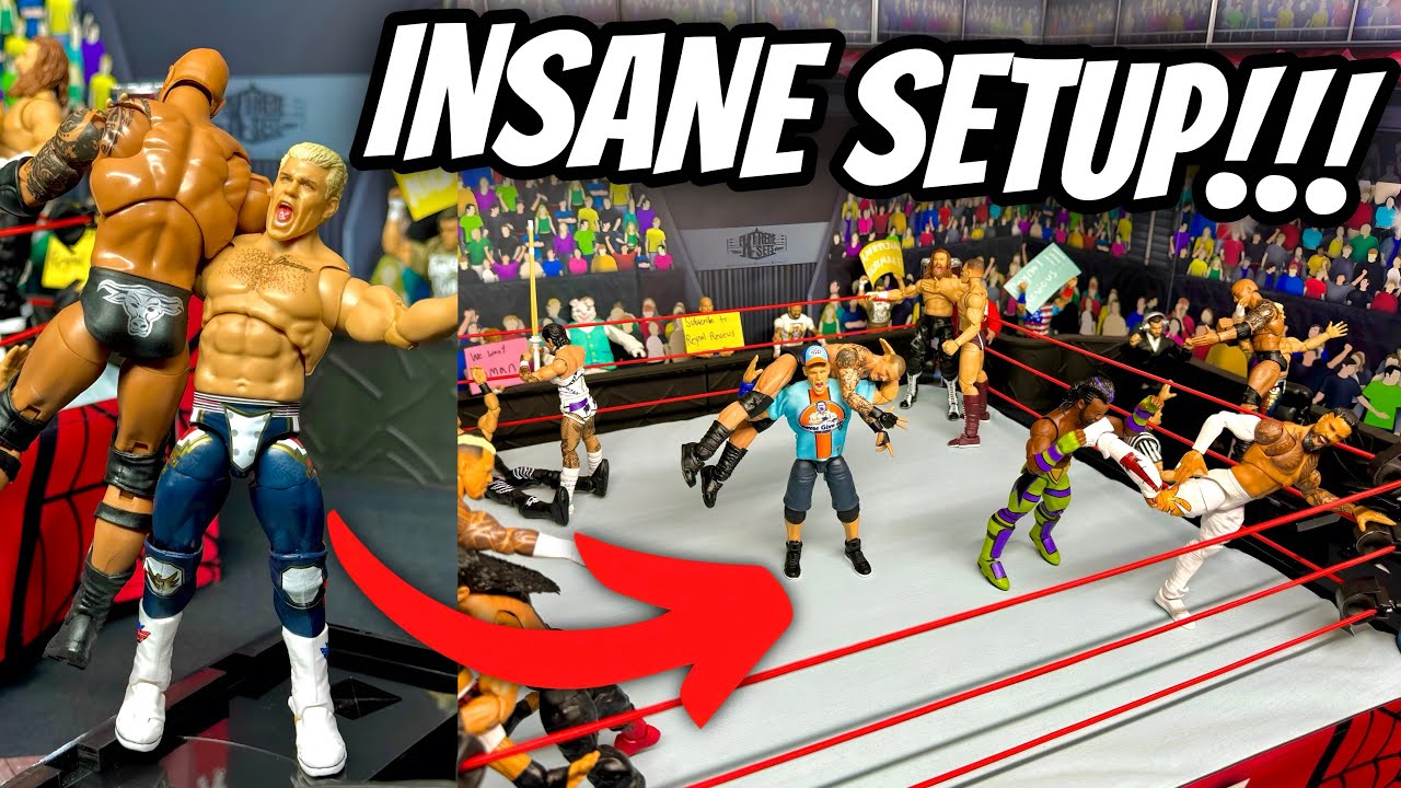 MASSIVE Setup of WWE ACTION FIGURES!