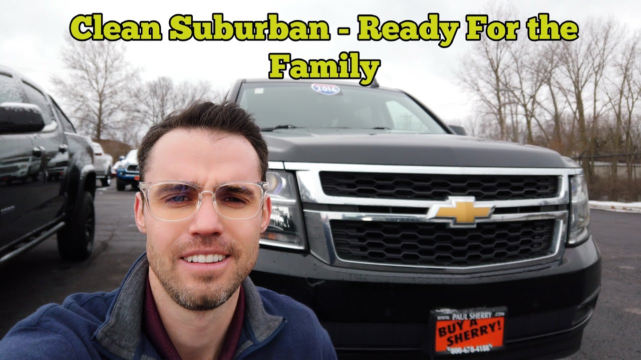 2016 Chevrolet Suburban LT | 1 Owner - 8 Passenger | Review - www.sherrychrysler.com