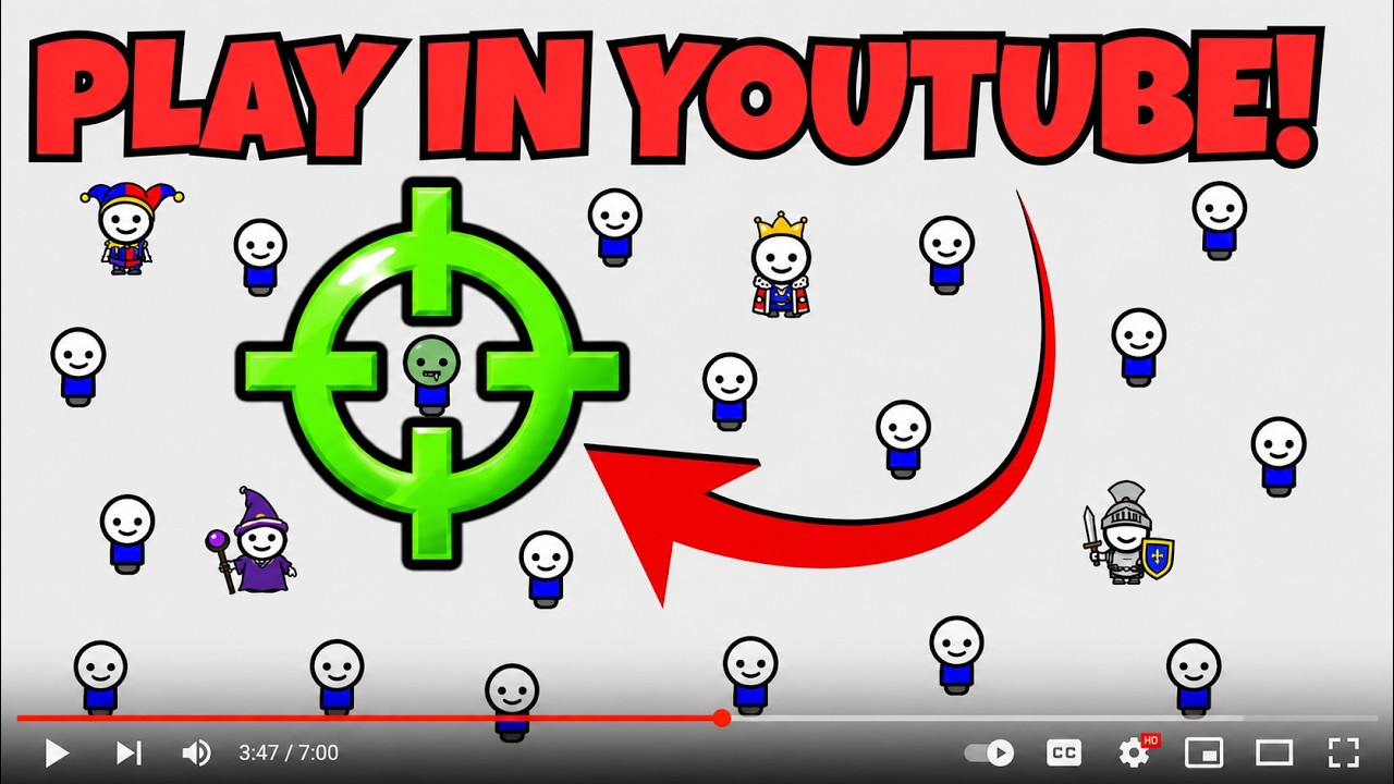 This Video is a PLAYABLE Shooter Game