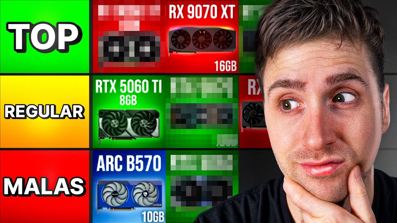 Tier List de Mejores GR&Aacute;FICAS 2025 | CALIDAD-PRECIO