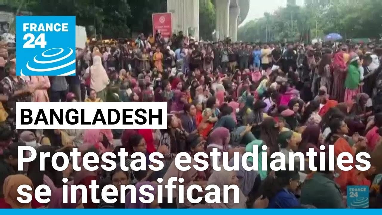 Protestas en Bangladesh contra el sistema de cuotas de empleo en el sector público se agudizan