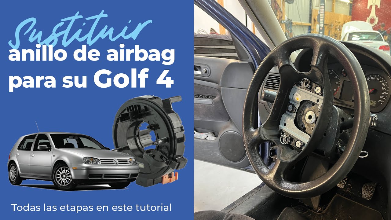 Sustituir anillo airbag (contactor giratorio) para Golf 4  | ⚙️Star-pièces