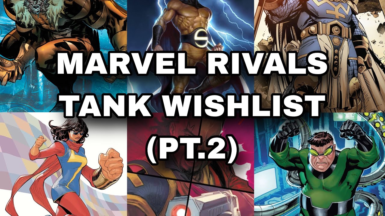 Еще 10 идей для танков в игре Marvel Rivals!