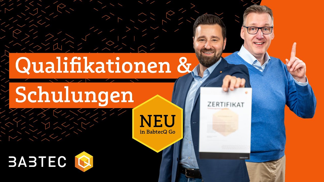 Qualifikations- und Schulungsmanagement in BabtecQ | Q.Focus-Webcast