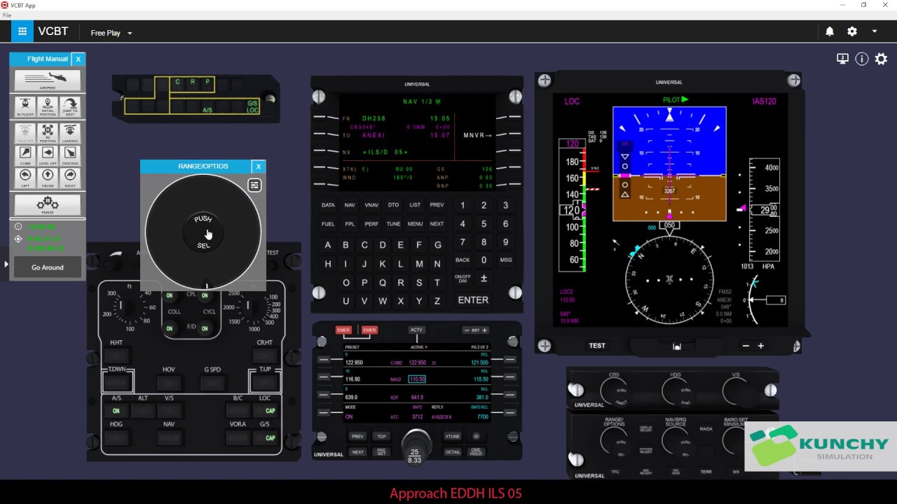 VCBT, FMS UNS-1fw Virtual Training System