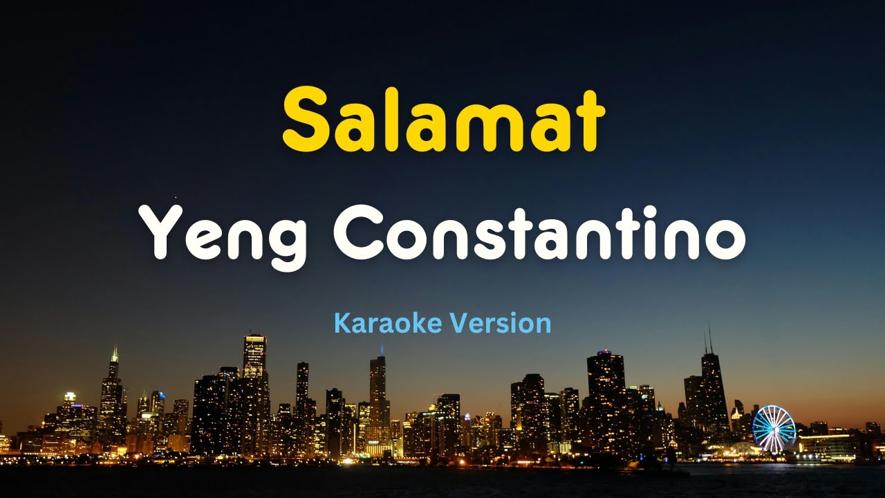 Salamat (Karaoke Version) – Yeng Constantino | OPM Pop-Rock Karaoke with Lyrics