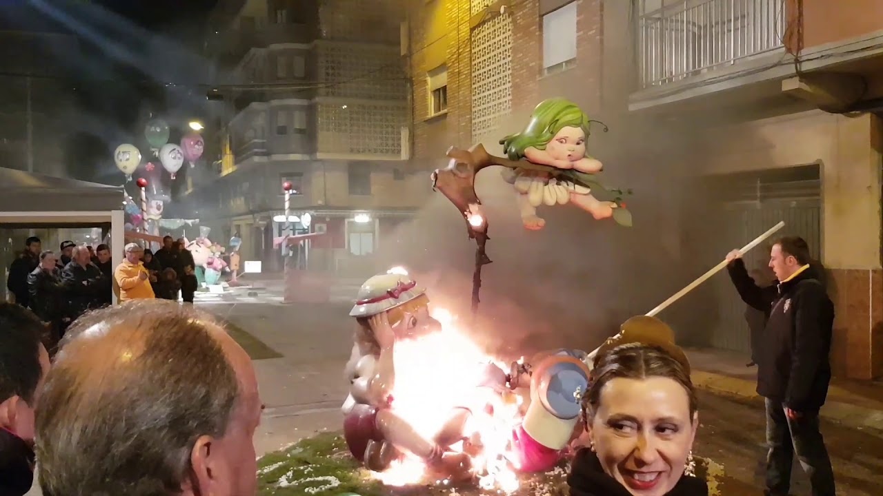 Crema falla infantil El Canet de Cullera 2018