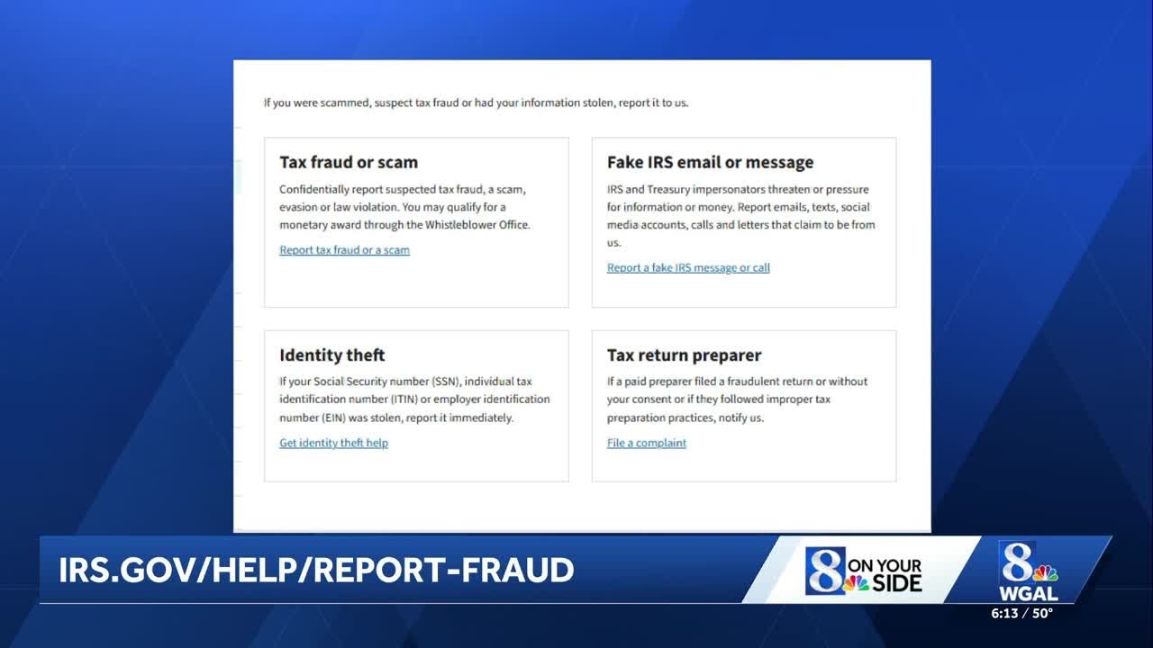 IRS unveils new web page to simplify tax fraud reporting