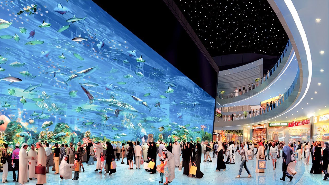 Дубайский аквариум и подводный зоопарк в торговом центре Dubai Mall | Пешеходная экскурсия в формате