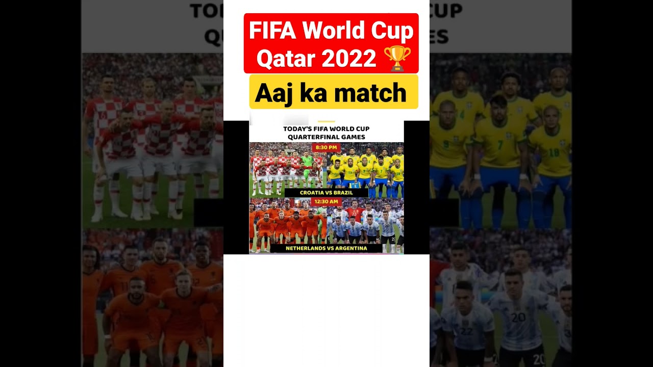 Today's Fifa World Cup 2022 Matches 