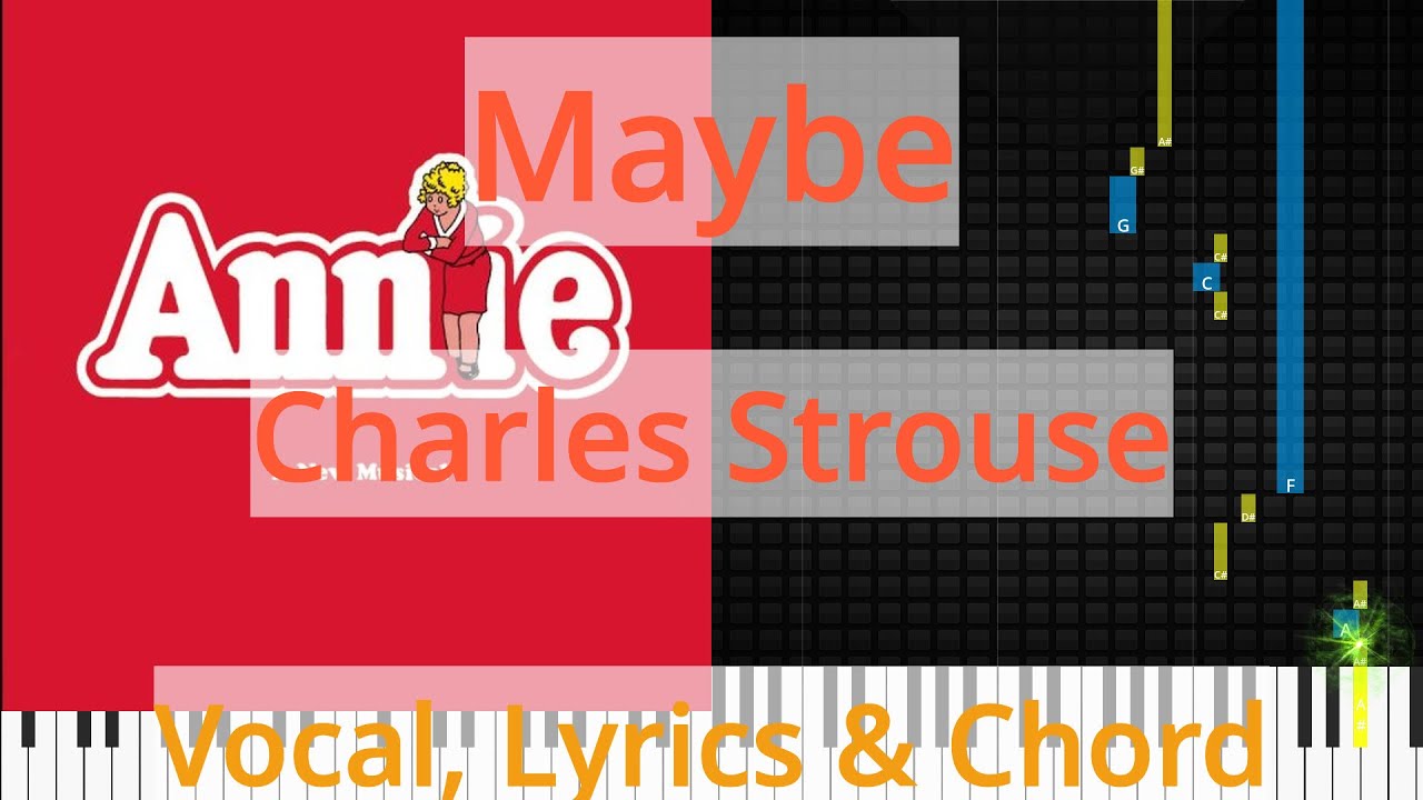 🎹Chord & Lyrics, Maybe, Charles Strouse, Synthesia Piano