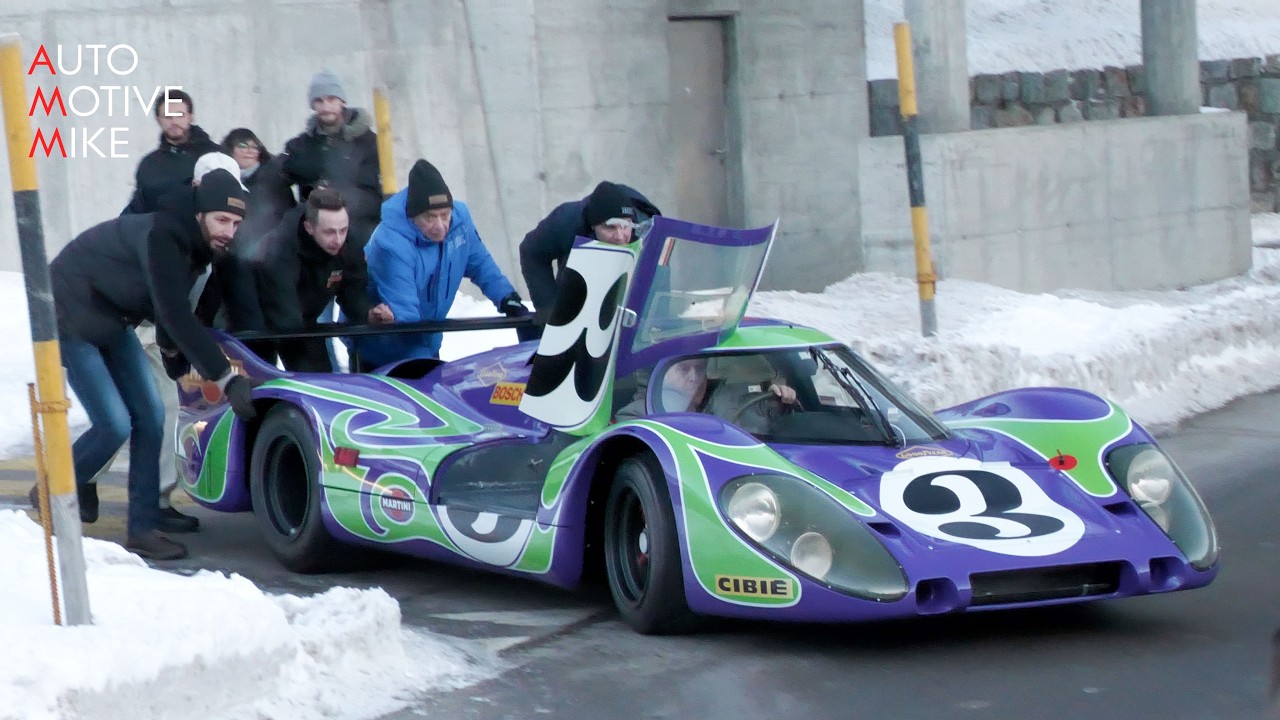 The ICE St. Moritz 2026 LEAVINGS - 3x Vitesse, R390 GT1, 911 GT1, Miura SV, Vivant, Zonda C12