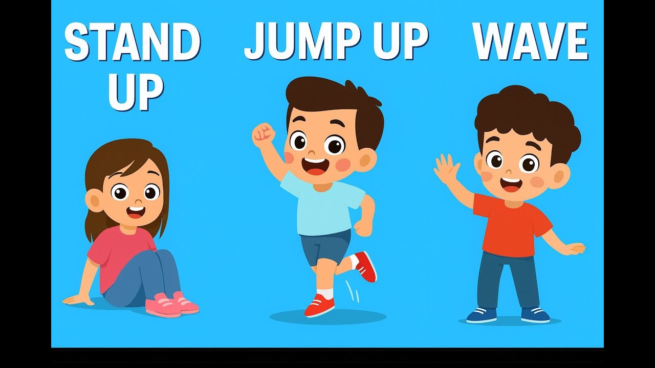 7 Examples of Simple Commands in English for kids