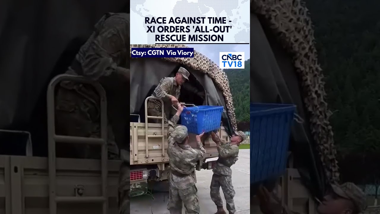 Xi Orders 'ALL-OUT' Rescue Mission After Deadly Mudslide Tears Across Nepal-China Border | N18G
