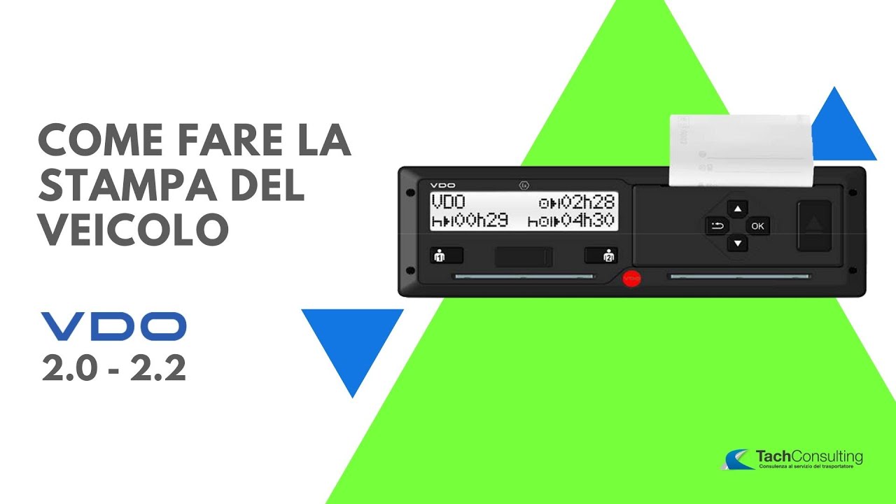 VDO - Come fare la stampa del veicolo (v. 2.0 - 2.2)