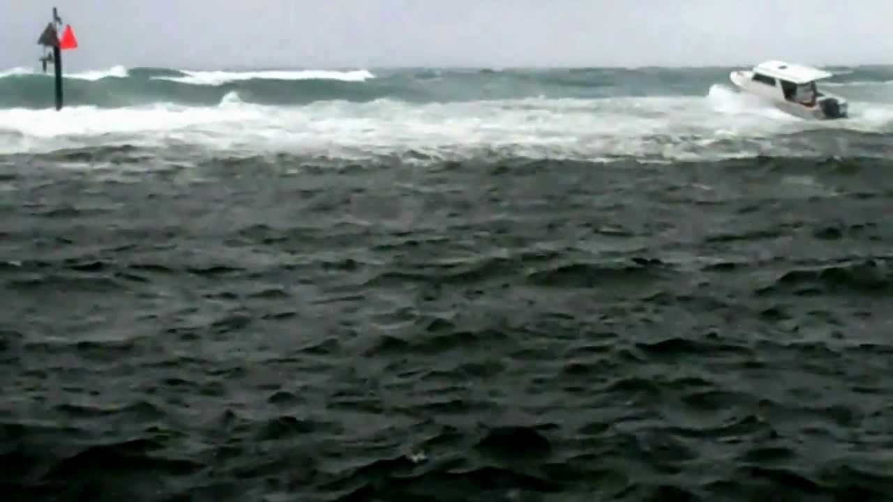 Crazy Boater heads out of the Hillsborough inlet