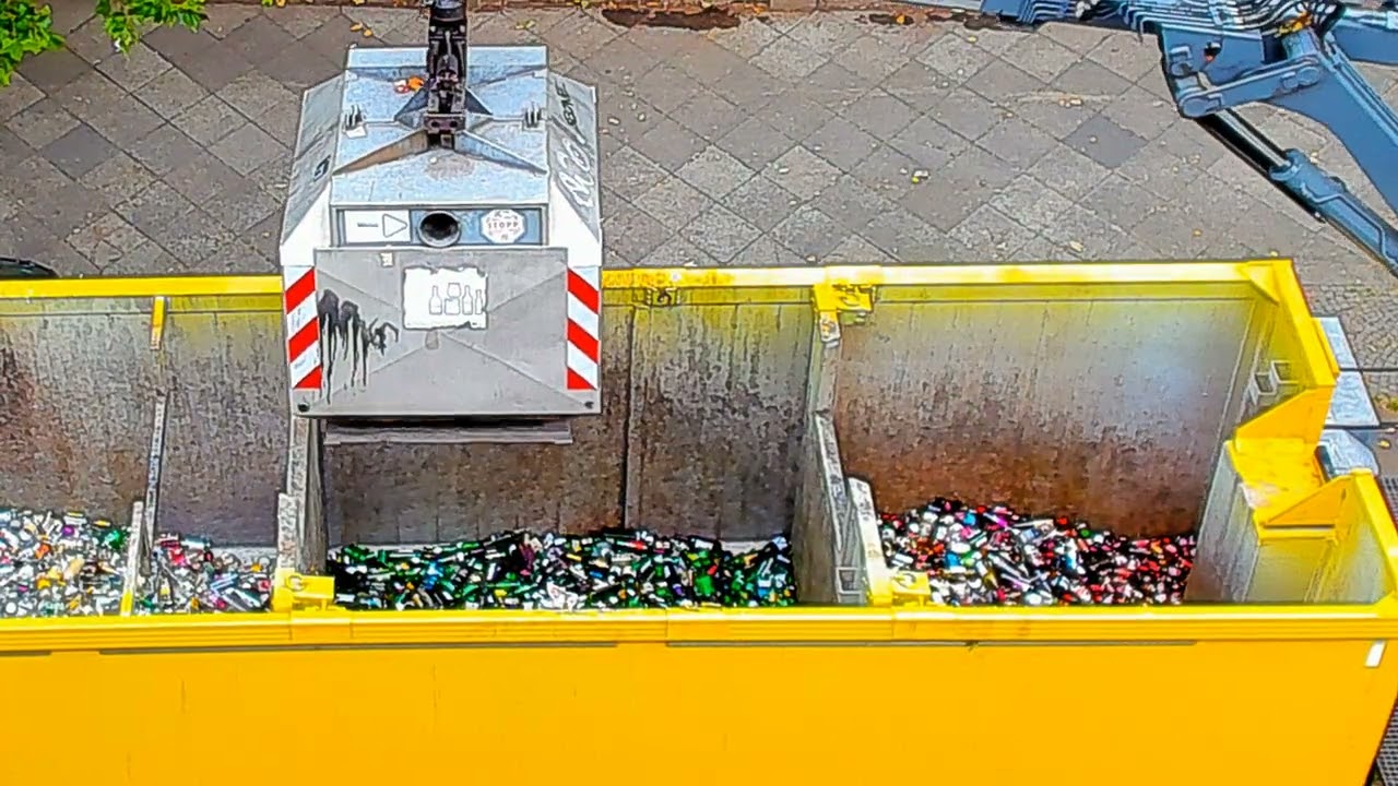 TECHNIK, GLAS-CONTAINER entleeren, EDG DORTMUND