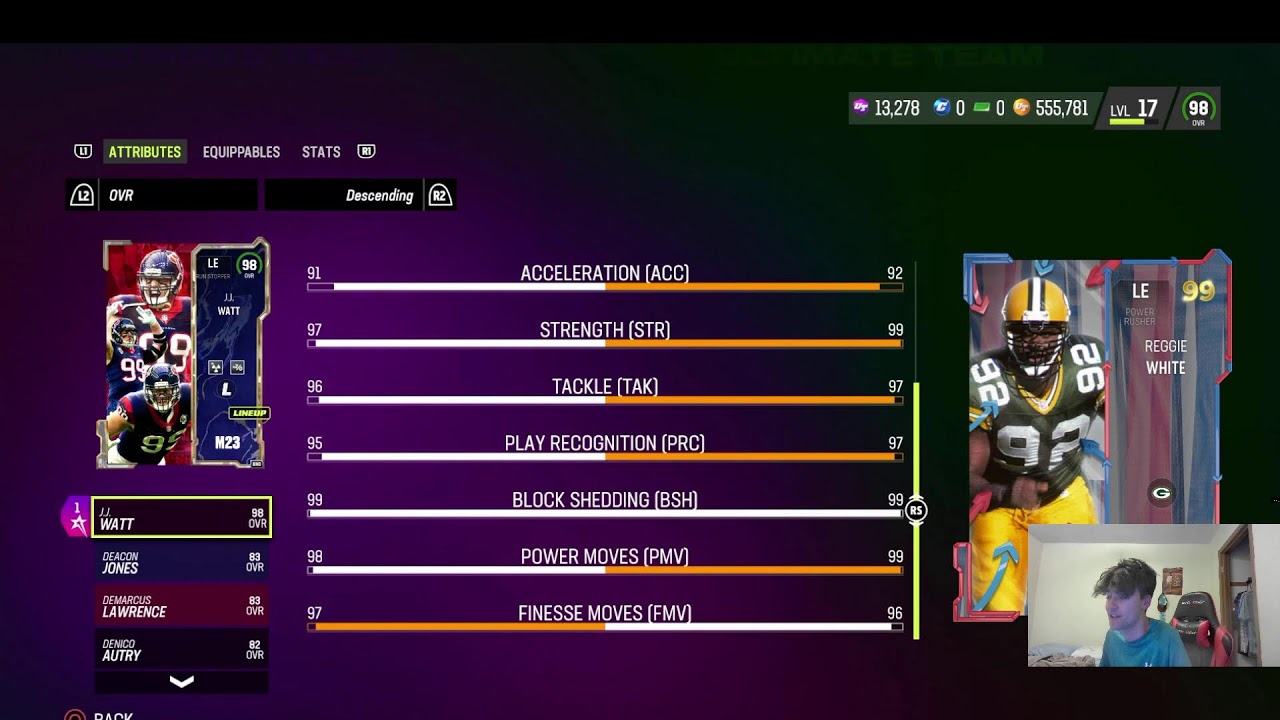 MUT 23: Weekend League gameplay with 99 Lamb, Berry, Talib (7-2)