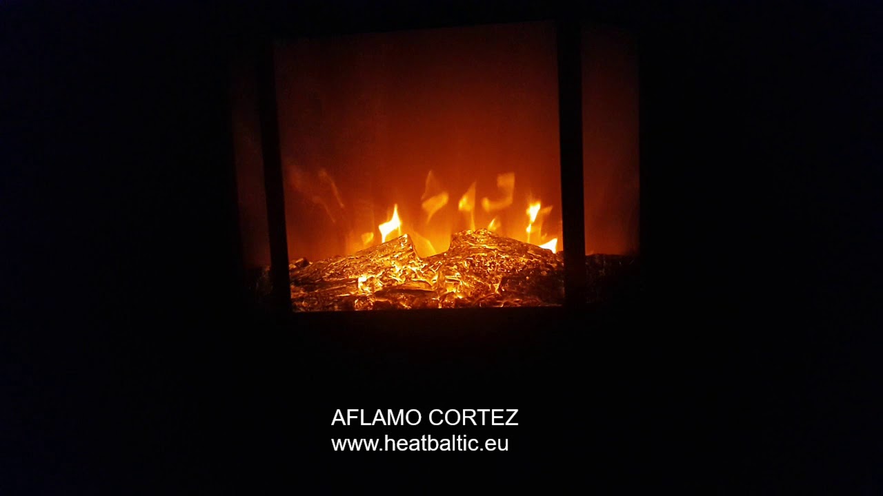 AFLAMO CORTEZ Elektrinis židinys/Electric fireplace/Электрический камин/Elektriskie kamīn/El kaminad