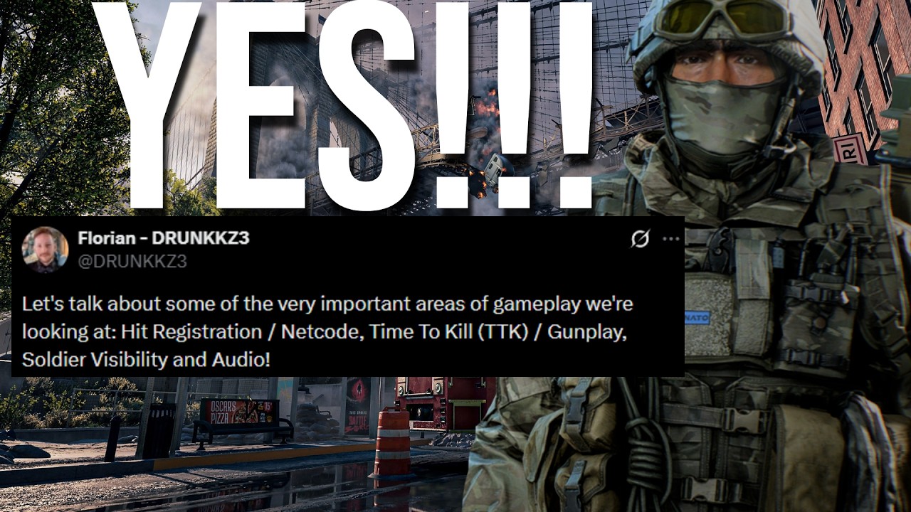 The Battlefield 6 News Keeps Getting Better and Better...(Netcode, Audio, and Visibility Changes!)