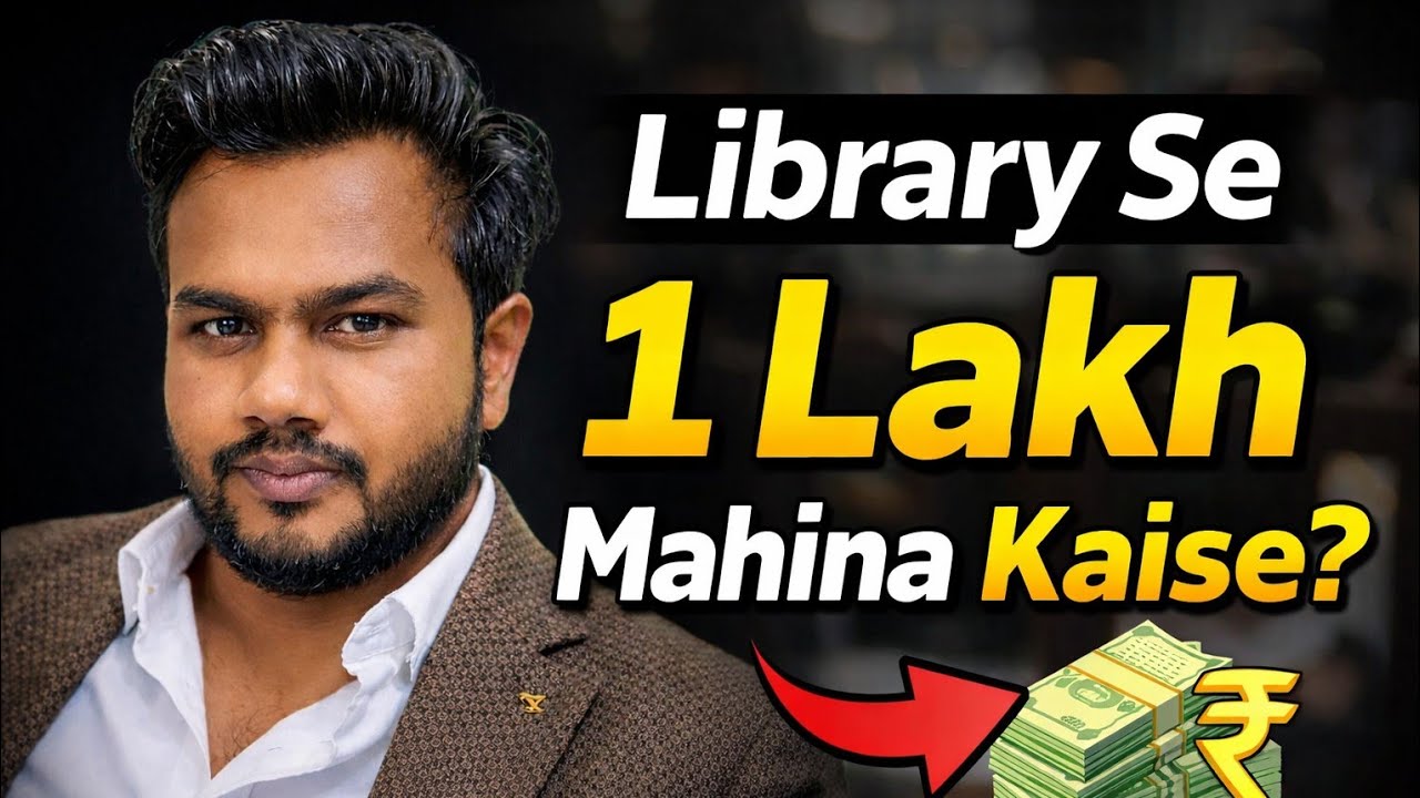 Library Business Se 1 Lakh Mahina Kaise Kamaye? 💰 Full Plan 2026 #hiteshchouhan #studypoint #Library