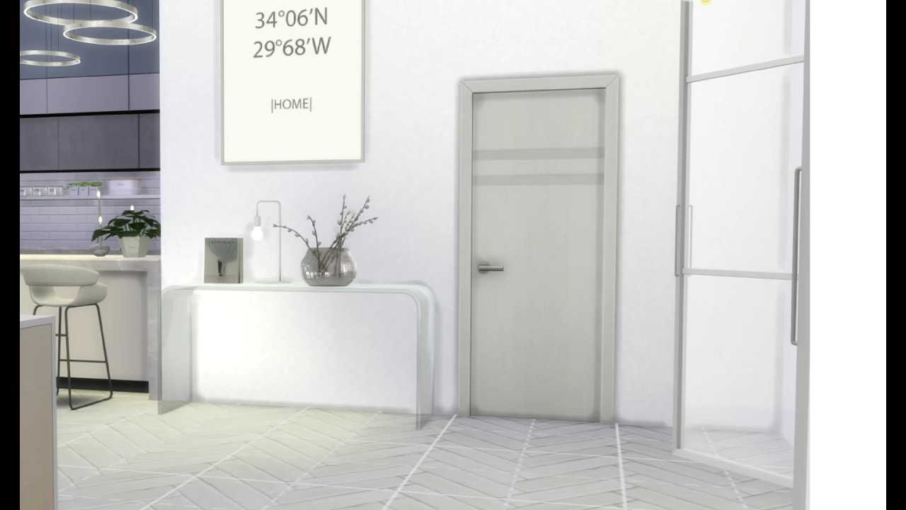 {6} biały dom | The Sims 4: szybkie budowanie