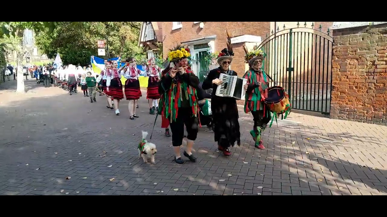 Lichfield Festival of Foĺk Parade 2024