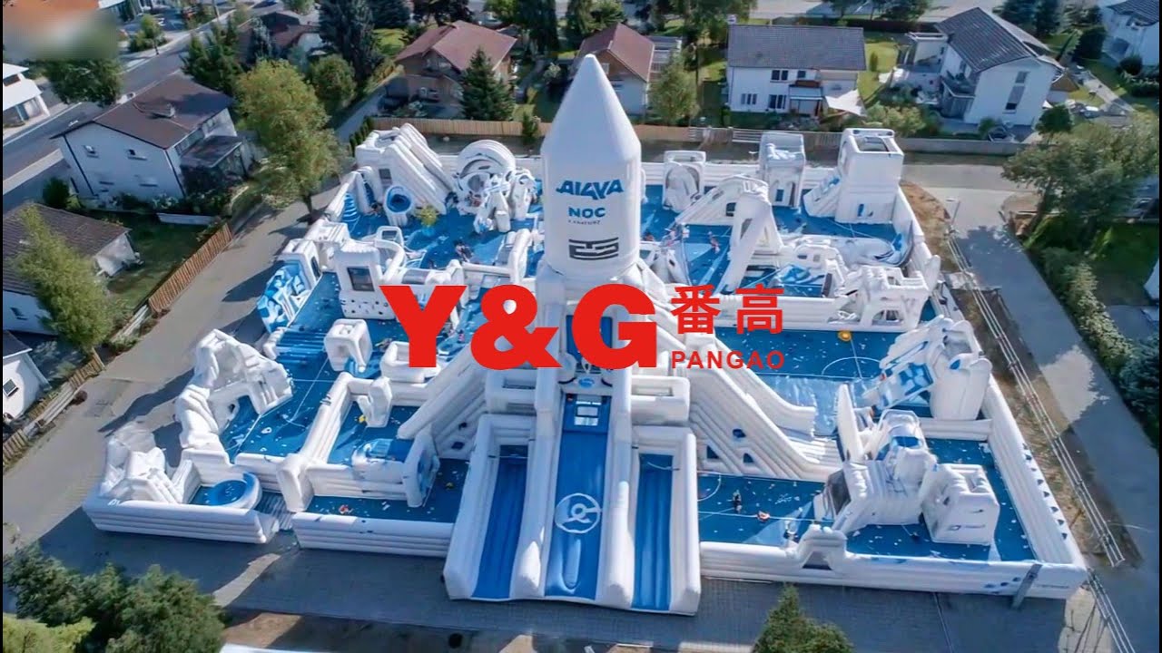 🚀 Blast Off with the Ultimate Inflatable Rocket Theme Park! | Premium Inflatable Theme Park