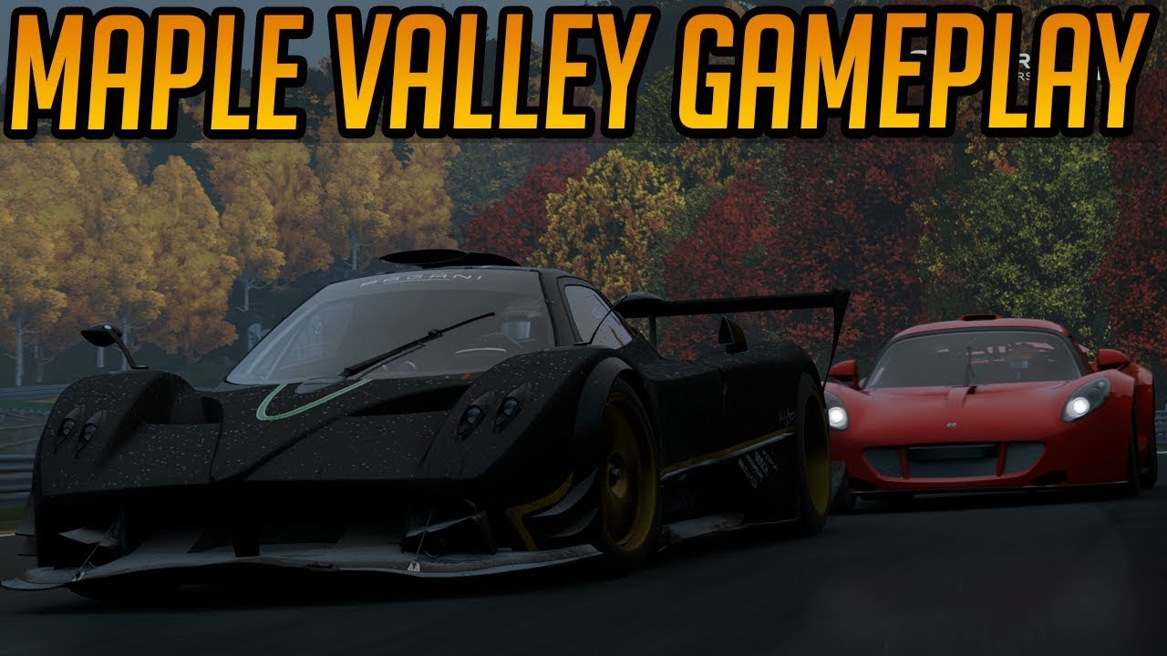 Forza 7 Maple Valley Gameplay (Both Directions, Day and Rain)
