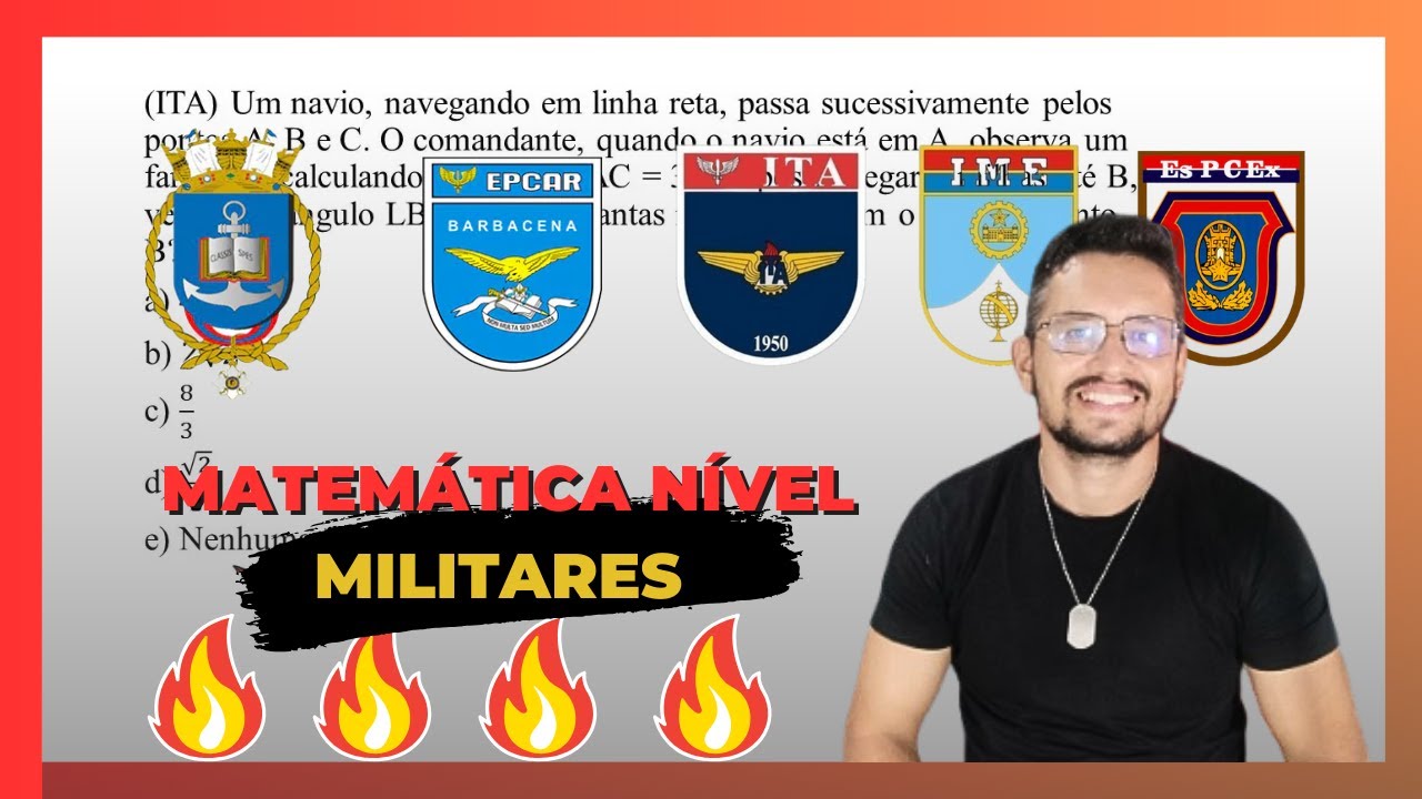 QUESTÕES DE Matemática nível IME/ITA/AFA/SPECEX