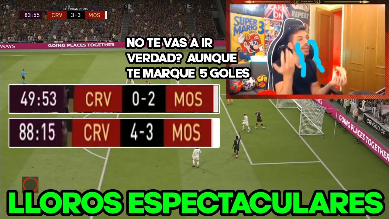 LE REMONTAN UN 0-2 A DjMaRiiO Y LLORA MUCHÍSIMO