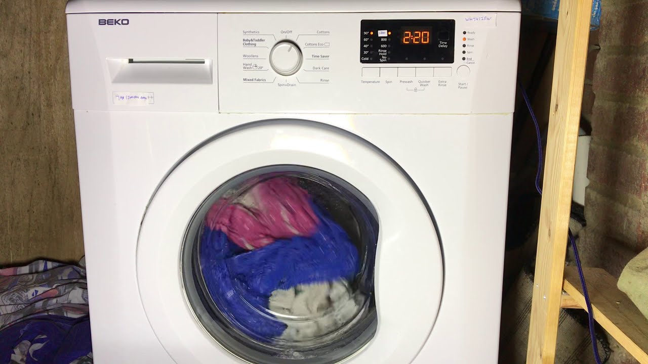beko WM74135W - cotton 90