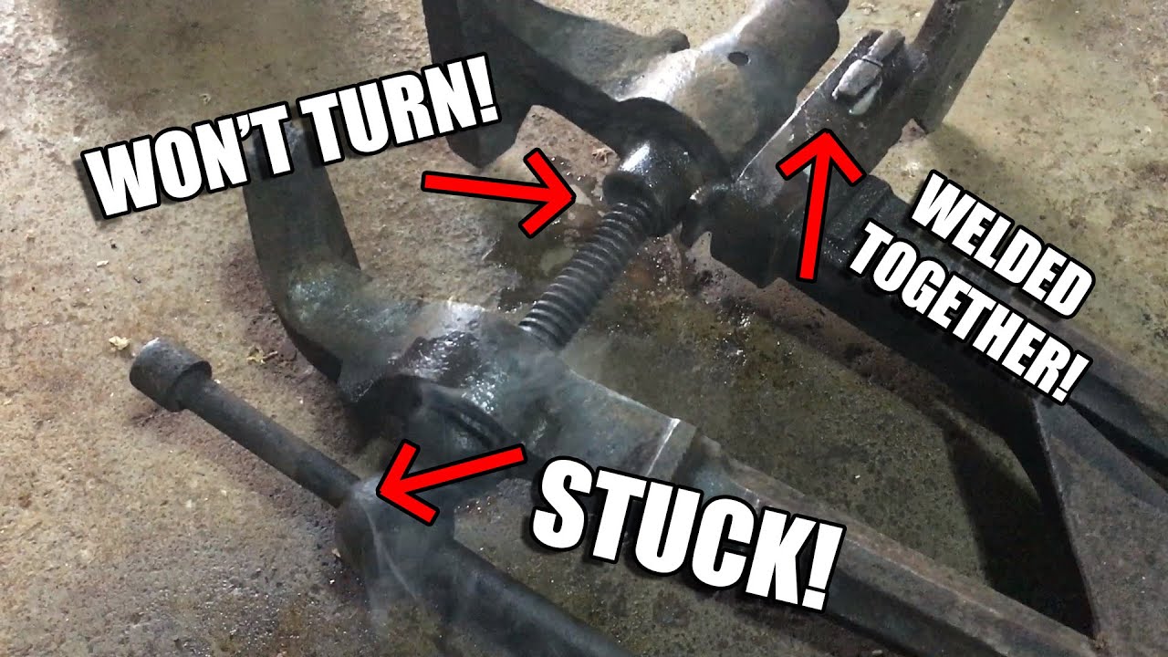 EXTREME Post Vise Restoration Part 1 The Tear Down!