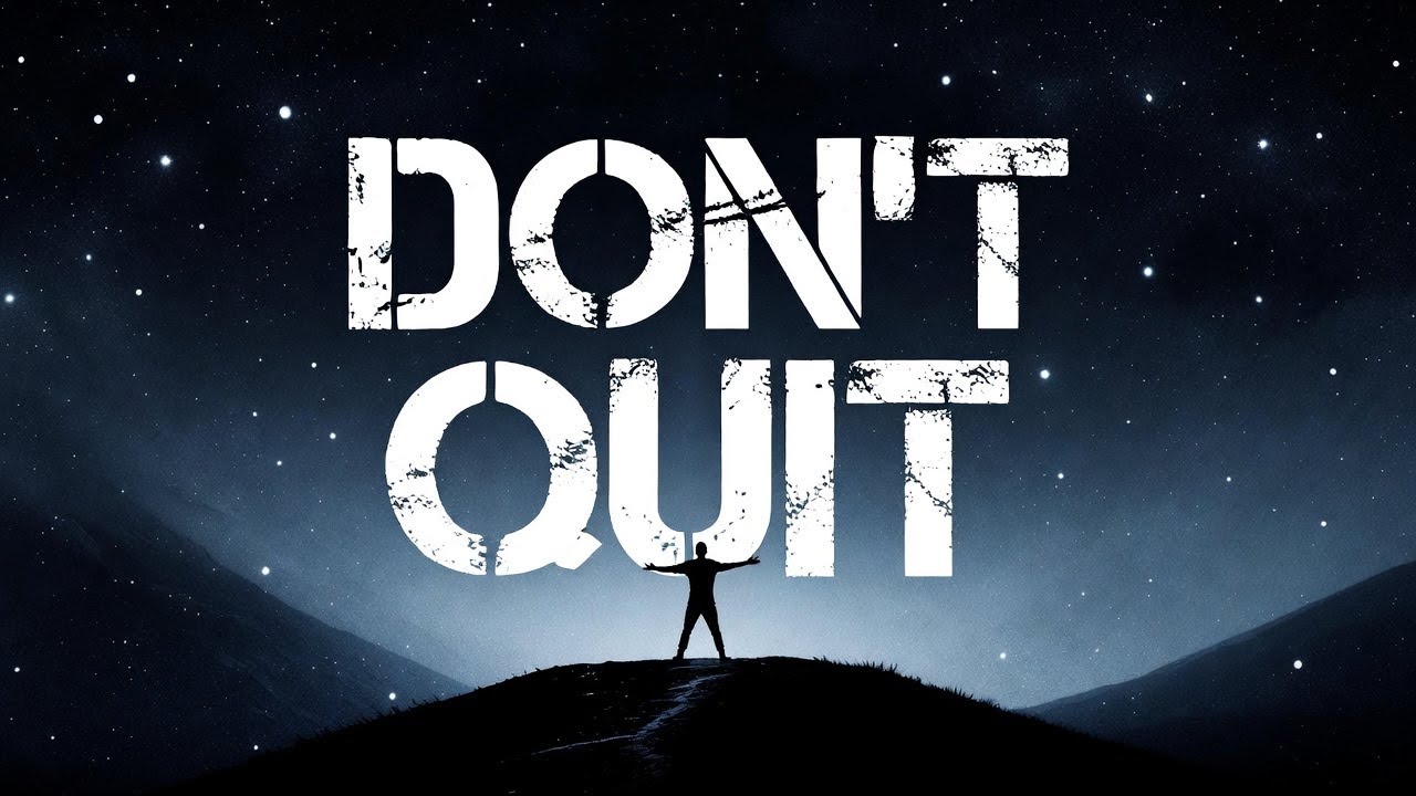 I'VE COME TOO FAR TO QUIT /I've Come This Far — No Quitting Now