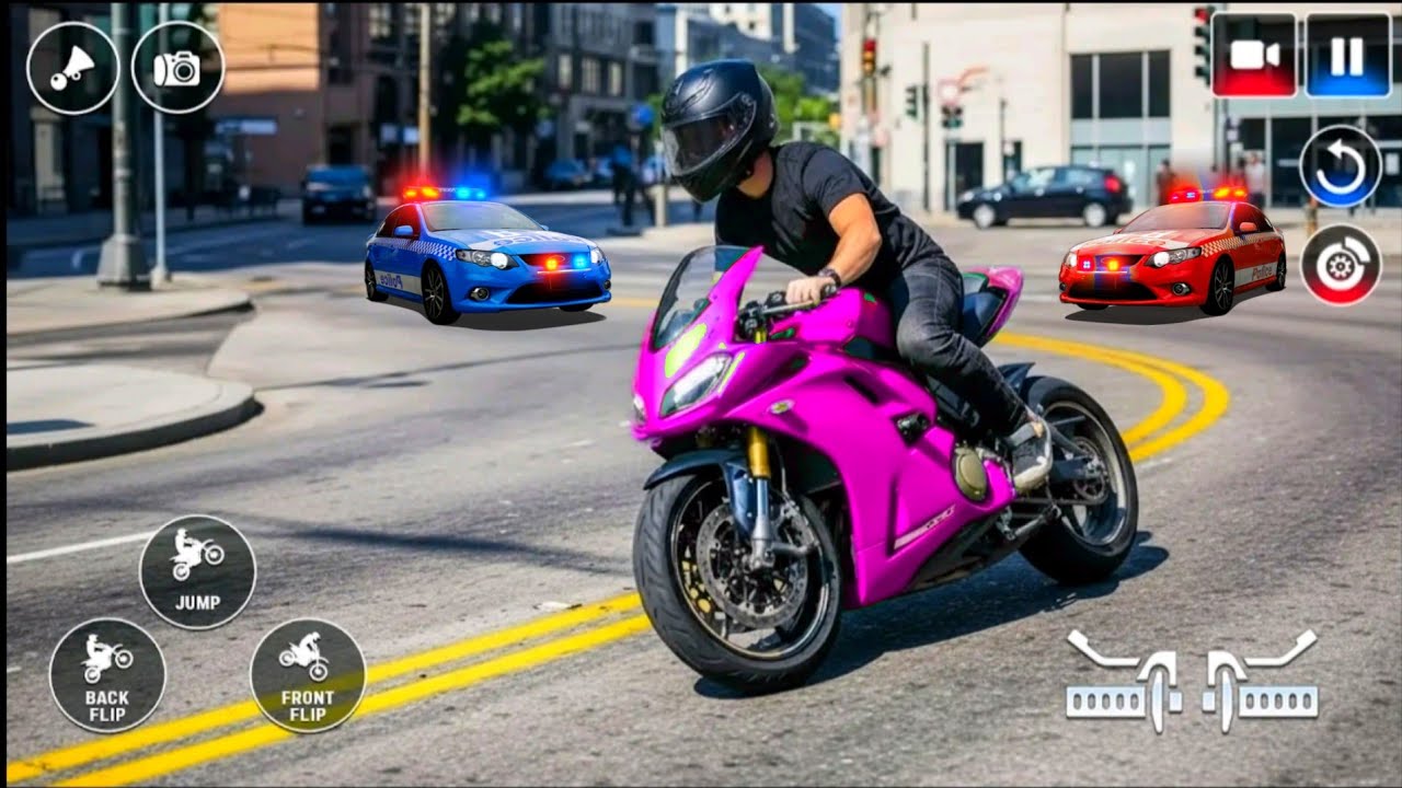 POLICE VS PINK SUPERBIKE! Can I Escape the Trap? | Indian Bike Driving 3D