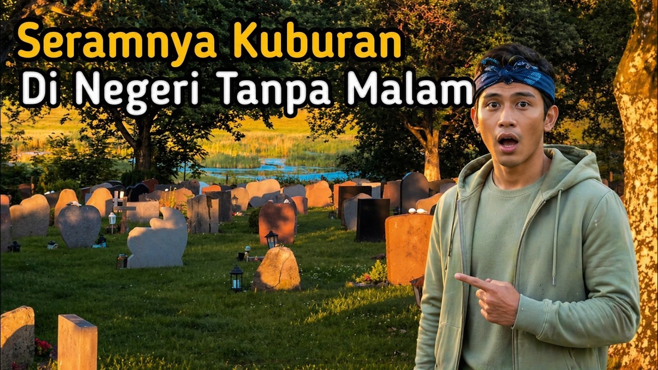 Suasana Kuburan di Negeri Tanpa Malam - Kapan Jam Kerja Kuntilanak, Pocong dan Tuyul di Swedia?