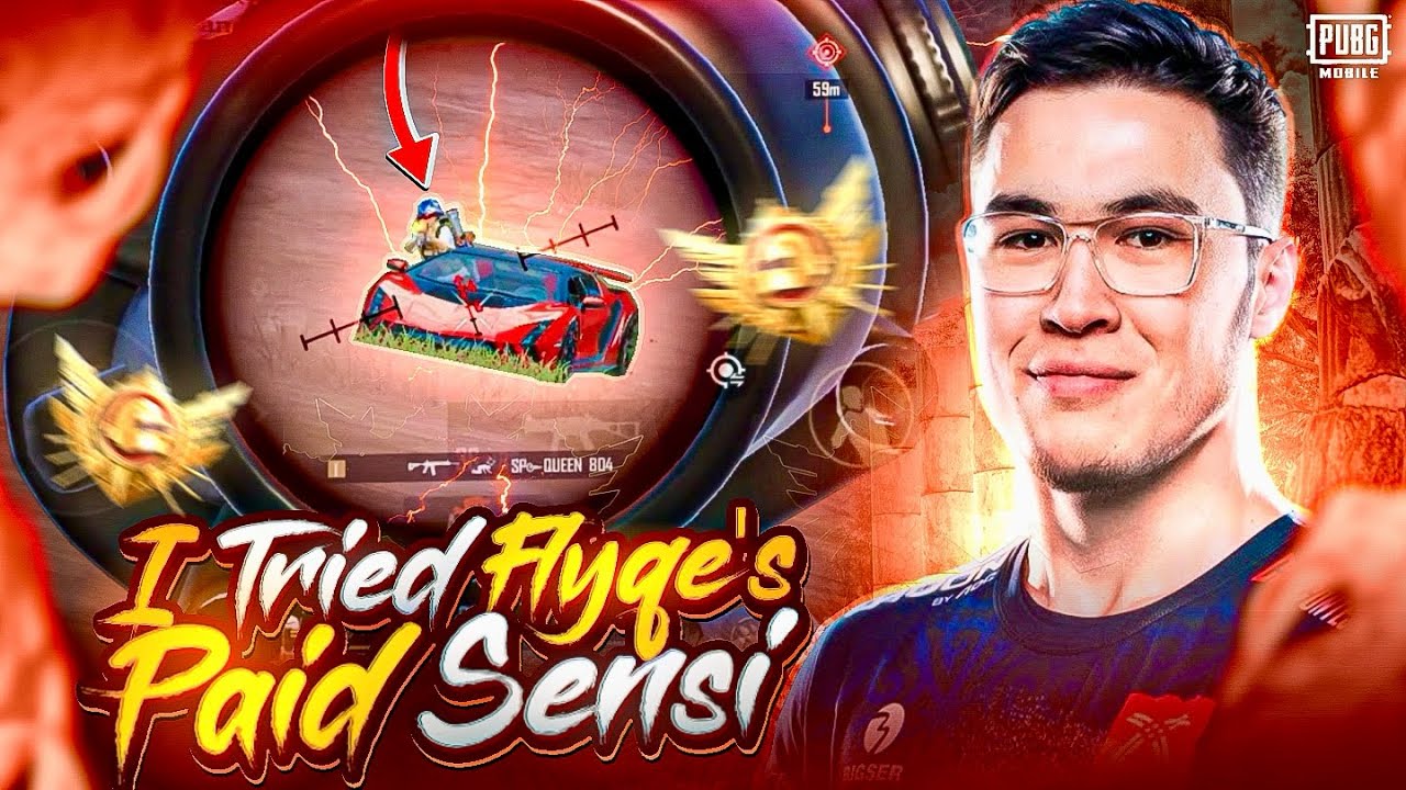 Flyqe’s Paid Sensitivity REVEALED ?😳 | PUBG Mobile Best Sensitivity 🔥🥶